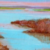 Acrylic, gallery wrapped canvas, marsh, wetlands