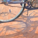 bikes, shadows, firestone