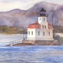 New York, Hudson River, Esopus Lighthouse, lighthouses