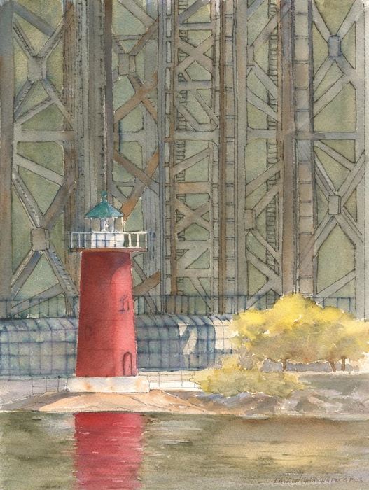 New York, Hudson River, The Little Red Lighthouse